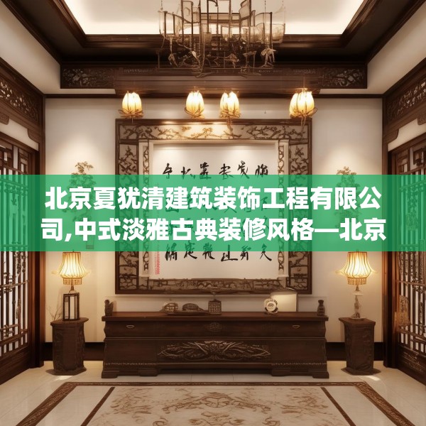 北京夏犹清建筑装饰工程有限公司,中式淡雅古典装修风格—北京夏犹清建筑装饰工程有限公司182.a58b59c62fgy.6976681