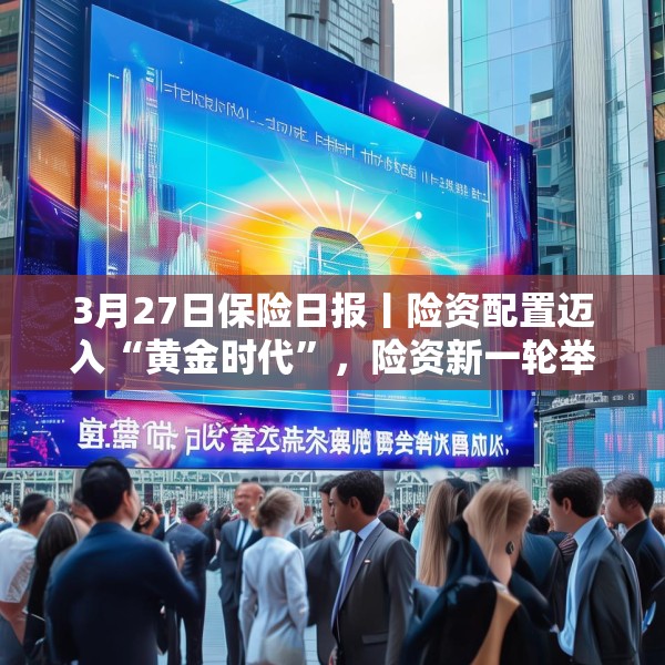 3月27日保险日报丨险资配置迈入“黄金时代”，险资新一轮举牌潮涌，保险业开启营销队伍扁平化尝试