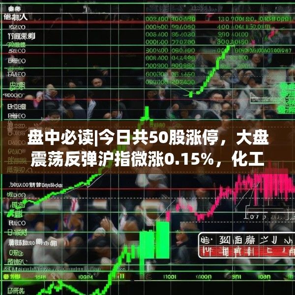 盘中必读|今日共50股涨停，大盘震荡反弹沪指微涨0.15%，化工板块持续大涨