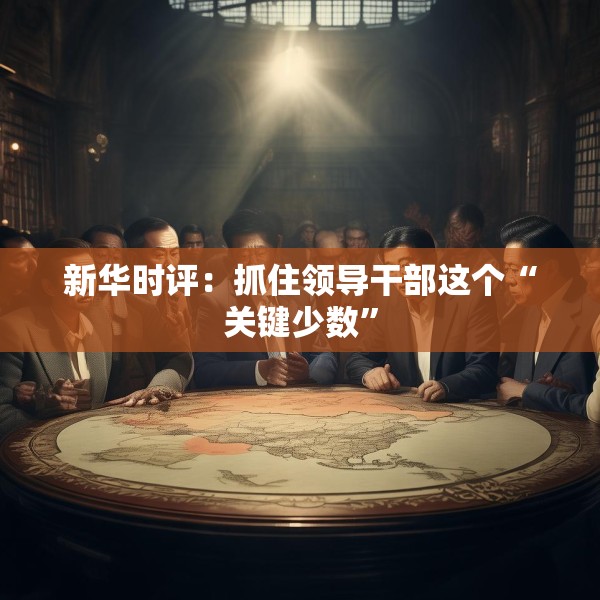 新华时评：抓住领导干部这个“关键少数”