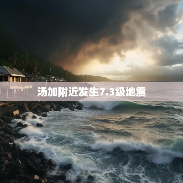 汤加附近发生7.3级地震