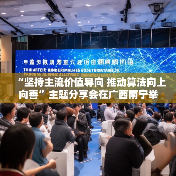 “坚持主流价值导向 推动算法向上向善”主题分享会在广西南宁举行