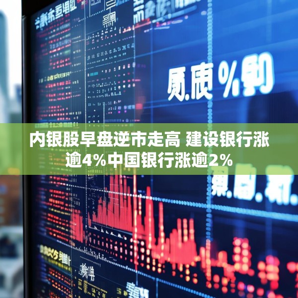 内银股早盘逆市走高 建设银行涨逾4%中国银行涨逾2%