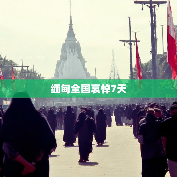 缅甸全国哀悼7天