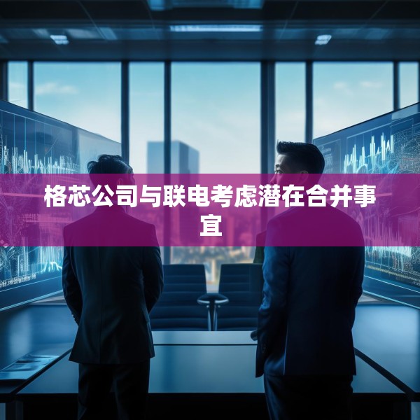 格芯公司与联电考虑潜在合并事宜