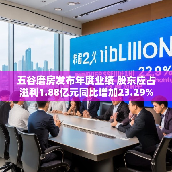 五谷磨房发布年度业绩 股东应占溢利1.88亿元同比增加23.29%