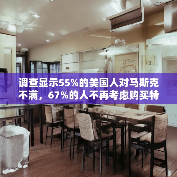 调查显示55%的美国人对马斯克不满，67%的人不再考虑购买特斯拉汽车