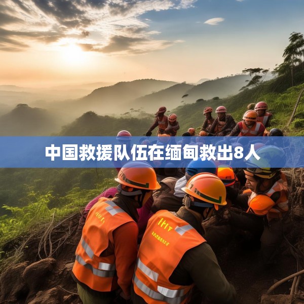 中国救援队伍在缅甸救出8人