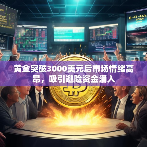 黄金突破3000美元后市场情绪高昂，吸引避险资金涌入