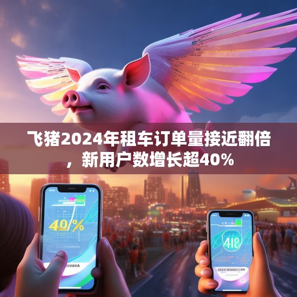 飞猪2024年租车订单量接近翻倍，新用户数增长超40%
