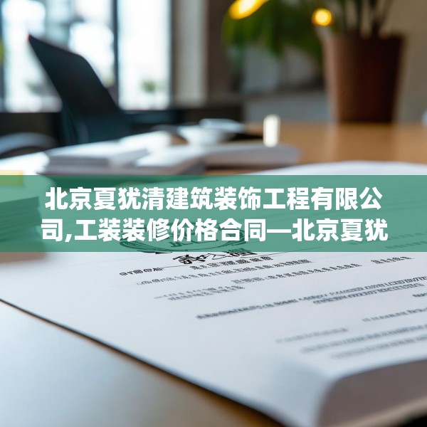北京夏犹清建筑装饰工程有限公司,工装装修价格合同—北京夏犹清建筑装饰工程有限公司137.a13b14c17fgy.24cvcx