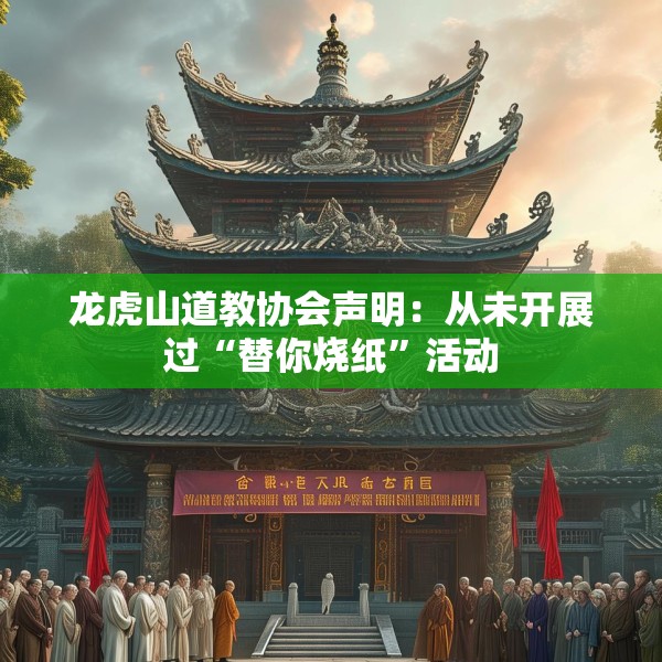 龙虎山道教协会声明：从未开展过“替你烧纸”活动