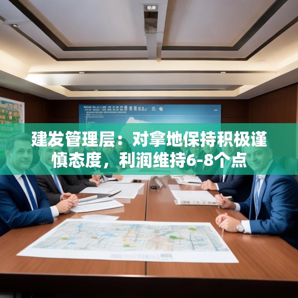 建发管理层：对拿地保持积极谨慎态度，利润维持6-8个点