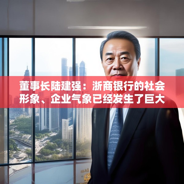 董事长陆建强：浙商银行的社会形象、企业气象已经发生了巨大的变化