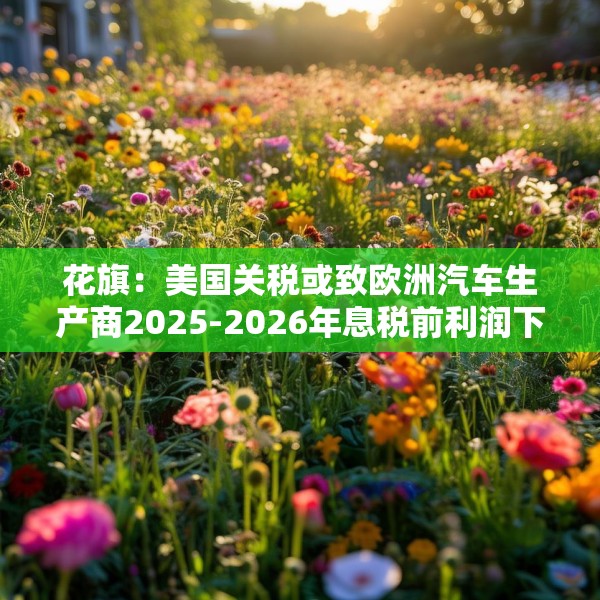 花旗：美国关税或致欧洲汽车生产商2025-2026年息税前利润下降16%
