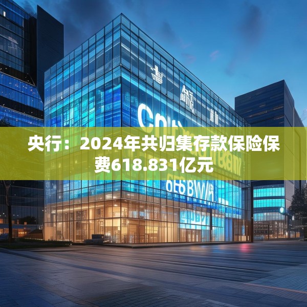 央行：2024年共归集存款保险保费618.831亿元