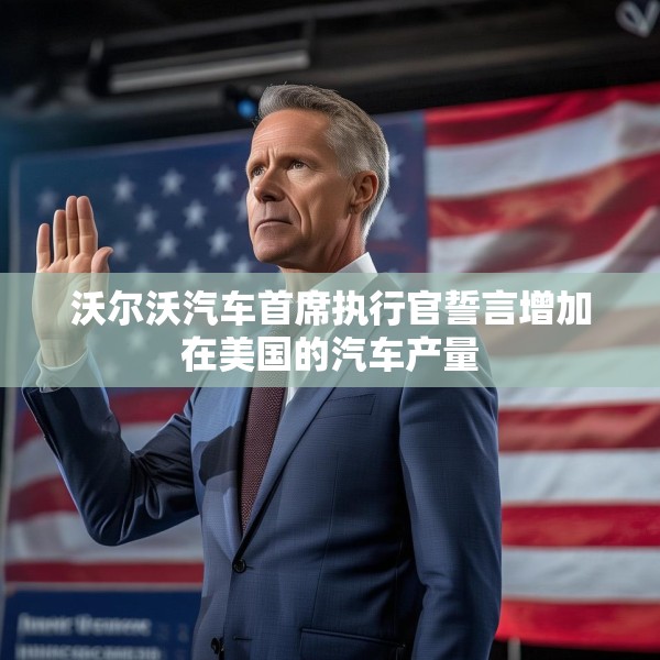 沃尔沃汽车首席执行官誓言增加在美国的汽车产量