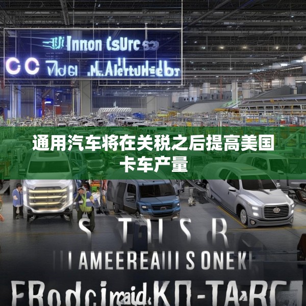 通用汽车将在关税之后提高美国卡车产量