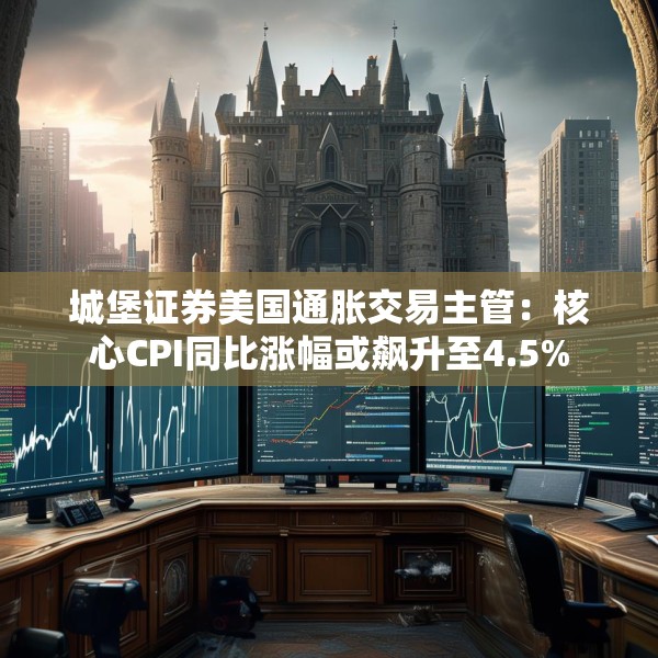 城堡证券美国通胀交易主管：核心CPI同比涨幅或飙升至4.5%