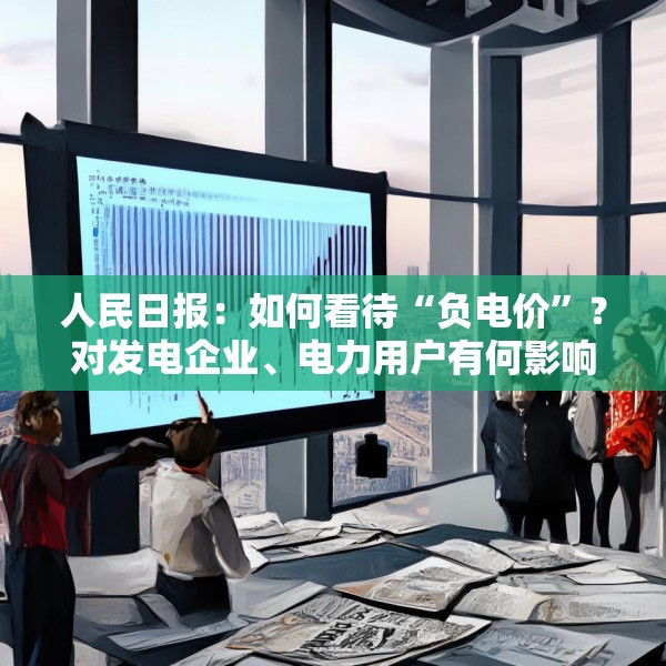 人民日报：如何看待“负电价”？对发电企业、电力用户有何影响？