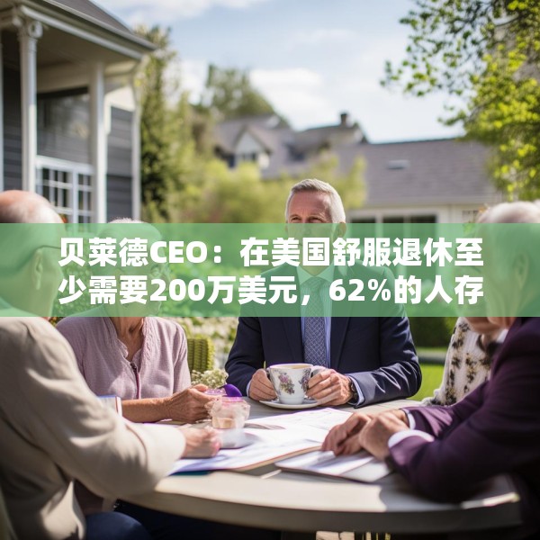 贝莱德CEO：在美国舒服退休至少需要200万美元，62%的人存款不到15万美元