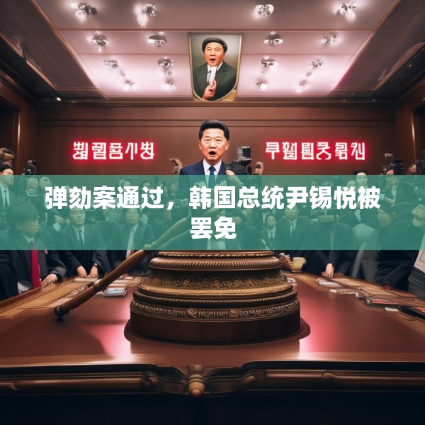 弹劾案通过，韩国总统尹锡悦被罢免