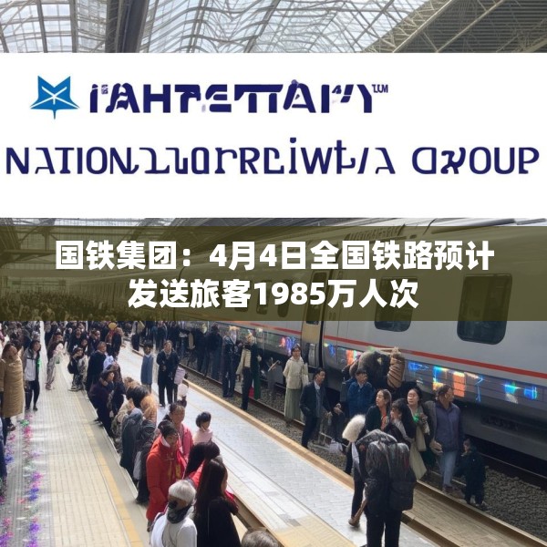 国铁集团：4月4日全国铁路预计发送旅客1985万人次