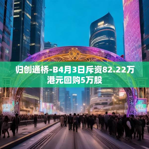 归创通桥-B4月3日斥资82.22万港元回购5万股