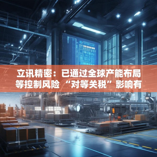 立讯精密：已通过全球产能布局等控制风险 “对等关税”影响有限