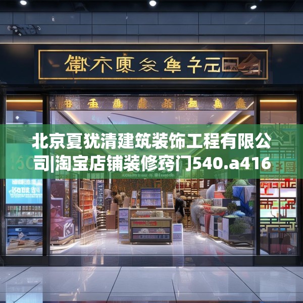 北京夏犹清建筑装饰工程有限公司|淘宝店铺装修窍门540.a416b417c420fgy.427nbn