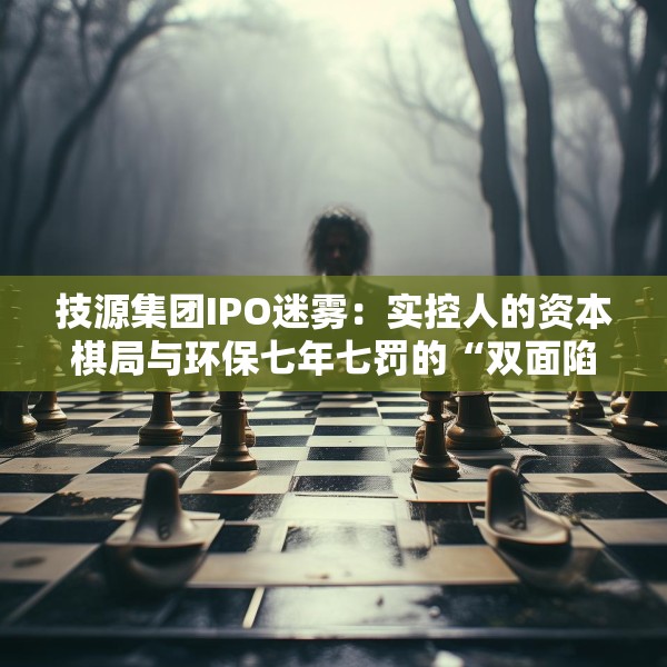 技源集团IPO迷雾：实控人的资本棋局与环保七年七罚的“双面陷阱”