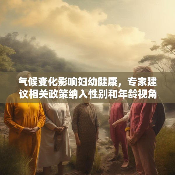 气候变化影响妇幼健康，专家建议相关政策纳入性别和年龄视角