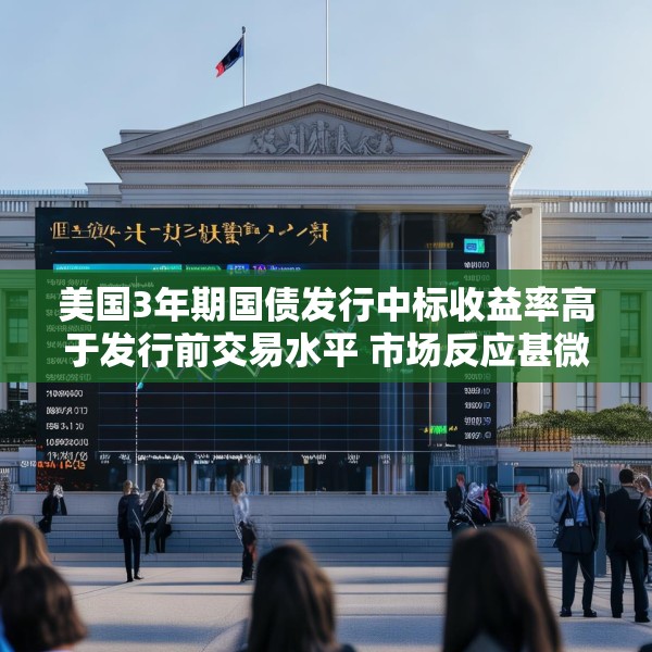 美国3年期国债发行中标收益率高于发行前交易水平 市场反应甚微