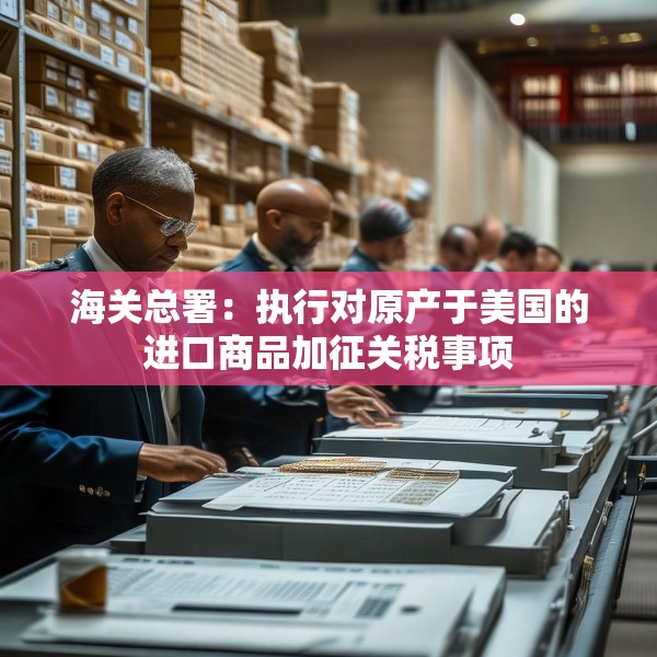 海关总署：执行对原产于美国的进口商品加征关税事项