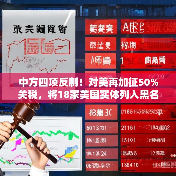 中方四项反制！对美再加征50%关税，将18家美国实体列入黑名单