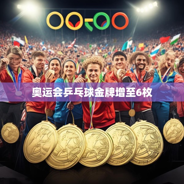 奥运会乒乓球金牌增至6枚