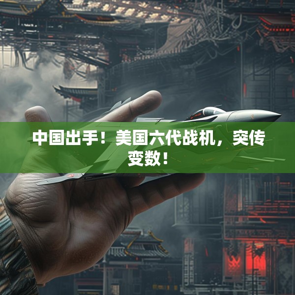 中国出手！美国六代战机，突传变数！