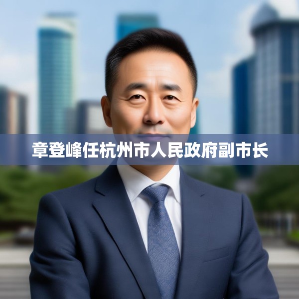 章登峰任杭州市人民政府副市长