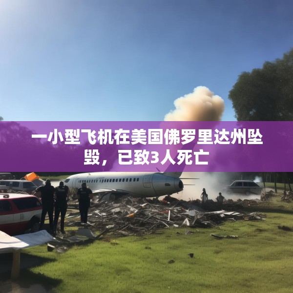 一小型飞机在美国佛罗里达州坠毁，已致3人死亡