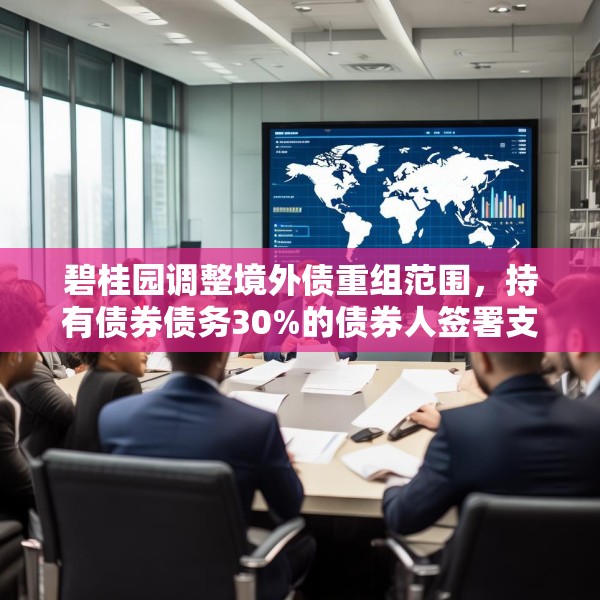 碧桂园调整境外债重组范围，持有债券债务30%的债券人签署支持协议