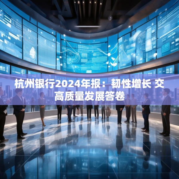 杭州银行2024年报：韧性增长 交高质量发展答卷