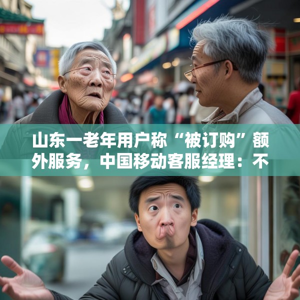 山东一老年用户称“被订购”额外服务，中国移动客服经理：不知情