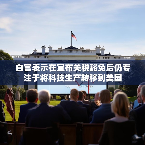 白宫表示在宣布关税豁免后仍专注于将科技生产转移到美国