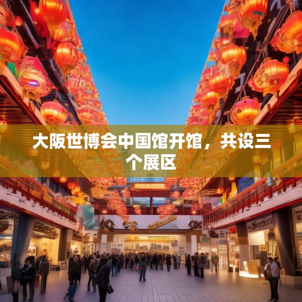 大阪世博会中国馆开馆，共设三个展区