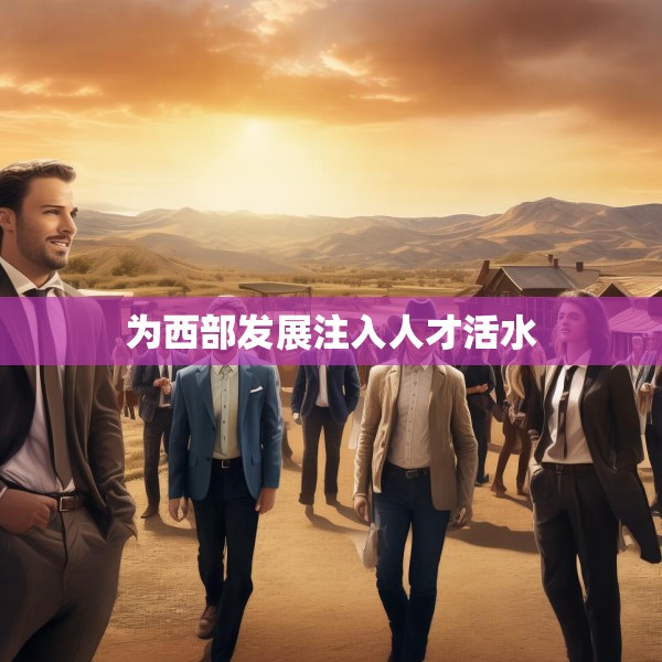 为西部发展注入人才活水