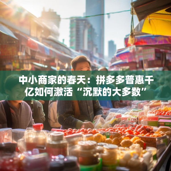中小商家的春天：拼多多普惠千亿如何激活“沉默的大多数”