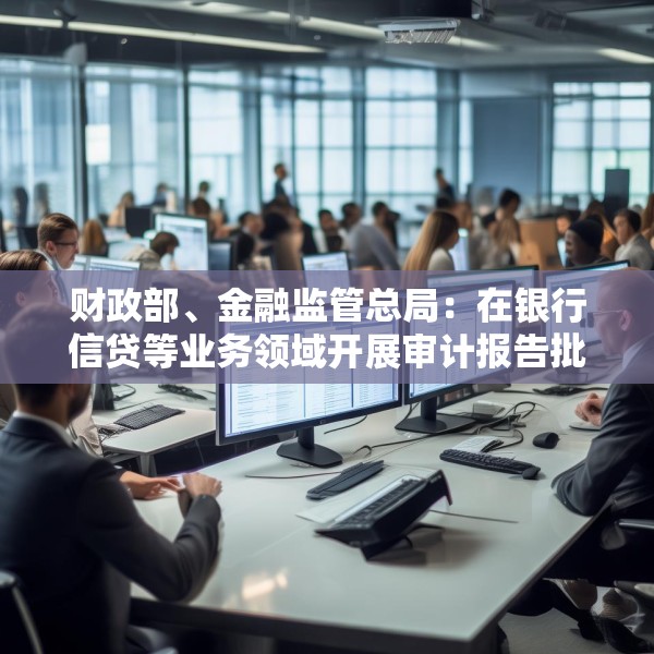 财政部、金融监管总局：在银行信贷等业务领域开展审计报告批量查验试点