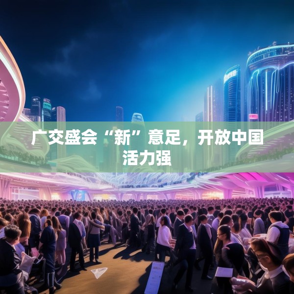 广交盛会“新”意足，开放中国活力强