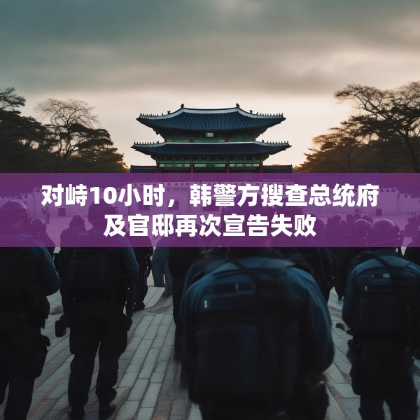对峙10小时，韩警方搜查总统府及官邸再次宣告失败