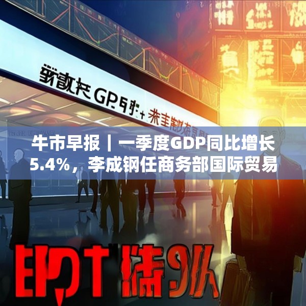 牛市早报｜一季度GDP同比增长5.4%，李成钢任商务部国际贸易谈判代表